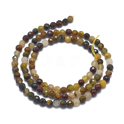 Natural Pietersite Beads Strands G-G792-37B-1