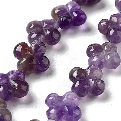 Natural Amethyst Beads Strands G-P520-A07-01-1