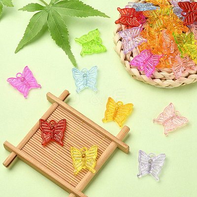 50g Transparent Acrylic Pendants TACR-YW0001-67-1