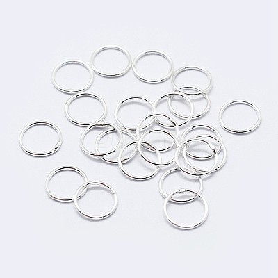 925 Sterling Silver Soldered Closed Jump Rings STER-F036-03S-0.7x4-1