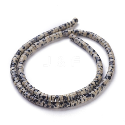 Natural Dalmatian Jasper Beads Strands G-H230-06-1