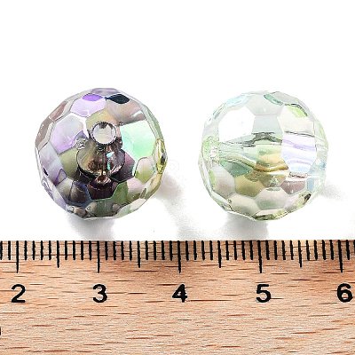 UV Plating Transparent Acrylic Beads MACR-K356-03B-1
