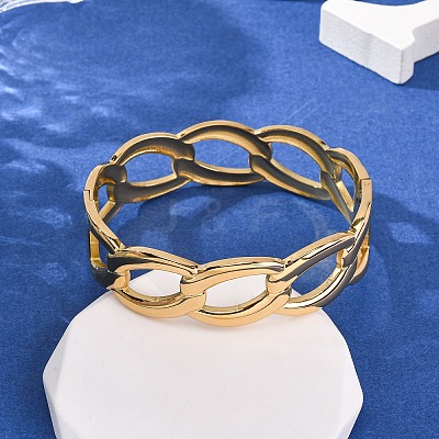 304 Stainless Steel Bangles BJEW-G749-14G-1