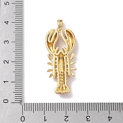 Brass Enamel Pendants KK-Z124-01G-01-1