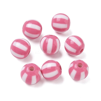 Opaque Acrylic Beads OACR-D314-07E-1