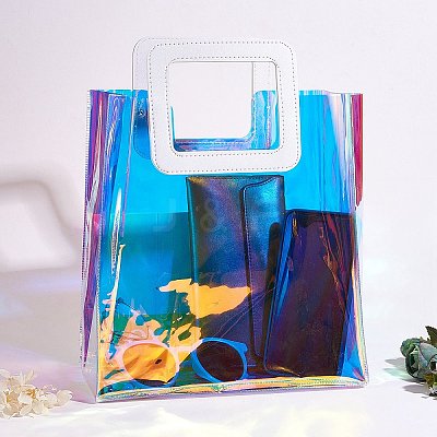 2 Colors PVC Laser Transparent Bag ABAG-SZ0001-03A-1