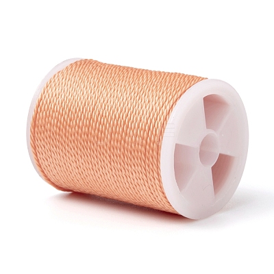 Round Waxed Polyester Cord YC-G006-01-1.0mm-26-1