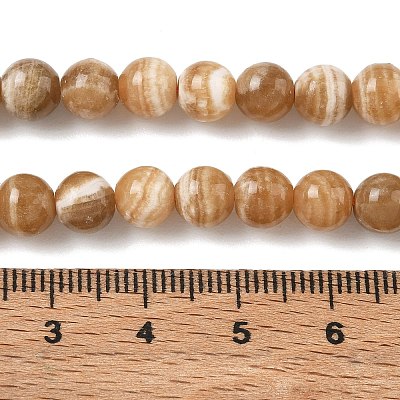 Natural Calcite Beads Strands LS-GG-CBA23C7-A01-6mm-1