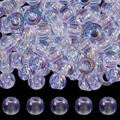 350Pcs Acrylic European Large Hole Beads MACR-CA0001-44-1
