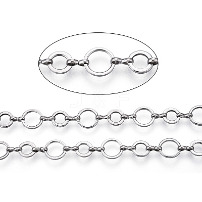 Tarnish Resistant 661 Stainless Steel Mother-son Chains CHS-T005-03P-1