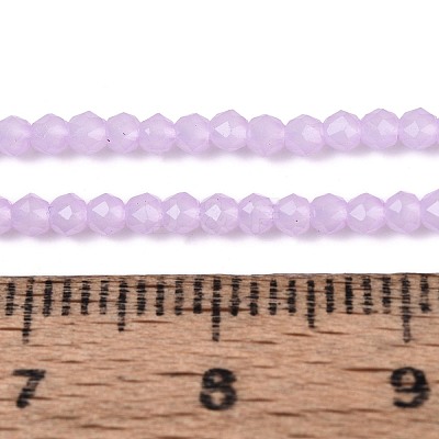 Imitation Jade Glass Beads Strands GLAA-T028-2mm-11D-1