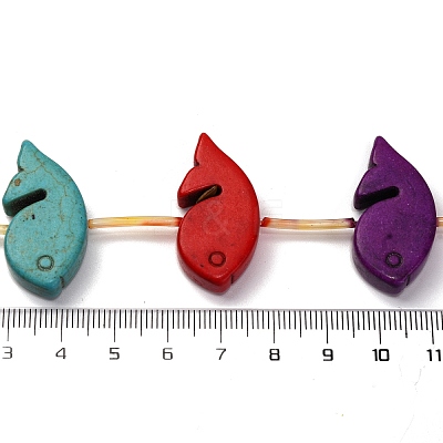 Synthetic Turquoise Beads Strands G-C147-13B-1