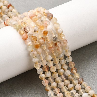 Natural Citrine(Heated) Beads Strands G-G155-B03-01-A-1