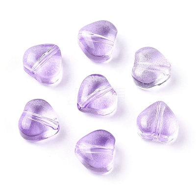 Electroplate Glass Beads EGLA-E059-F04-1