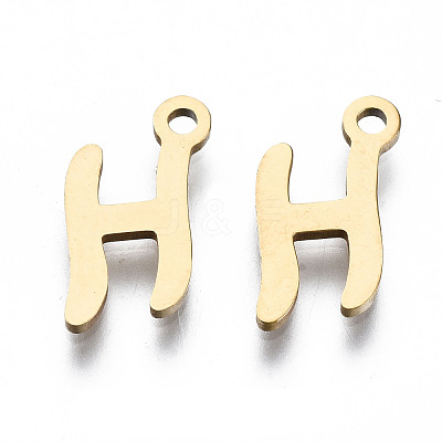 201 Stainless Steel Charms STAS-T044-217G-H-1
