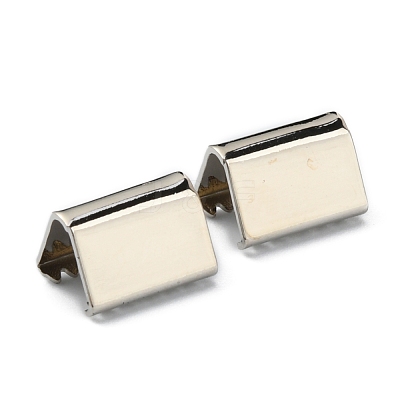 Brass Ribbon Crimp Ends KK-WH0046-34A-P-1