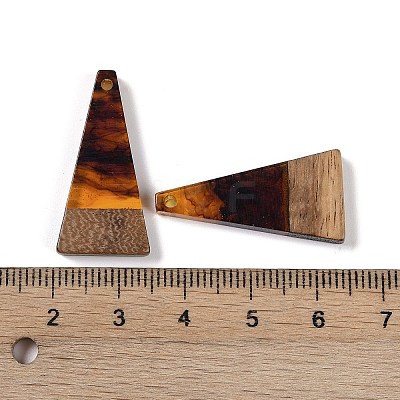 Resin & Wood Pendants WOOD-F015-03F-1