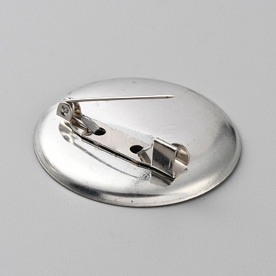 Iron Brooch Base Settings IFIN-WH0085-15A-1
