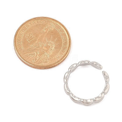 Brass Open Cuff Rings for Women LS-RJEW-U032-04G-1