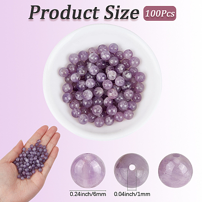 Natural Grade B Amethyst Beads G-PA0002-59B-1