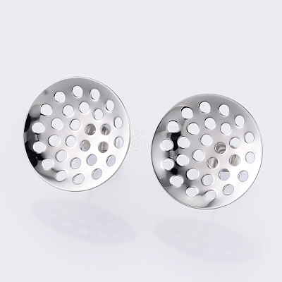 Non-Tarnish 304 Stainless Steel Stud Earring Findings LS-STAS-Q231-03B-A-1