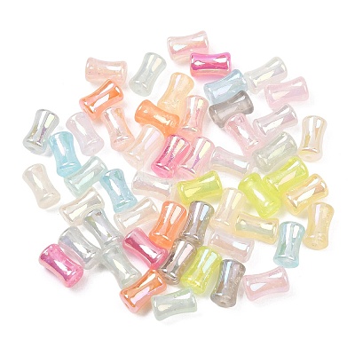 Electroplate Transparent Resin Beads RESI-P046-09A-M-1