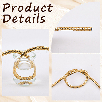 5M Braided Round PU Leather Jewelry Cord OCOR-GF0004-96B-03-1
