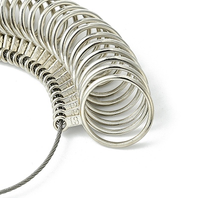 28Pcs Alloy American Calibration Ring Sizers Professional Model TOOL-YW0001-79-1