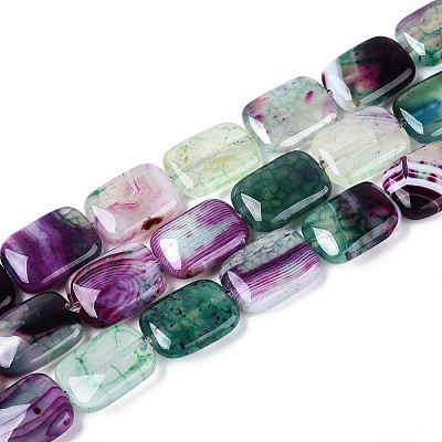 Natural Agate Beads Strands G-N356-03A-12-1