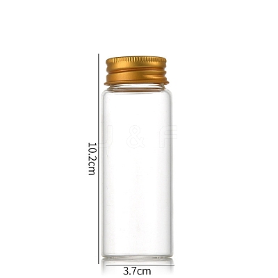 Clear Glass Bottles Bead Containers CON-WH0085-76G-02-1