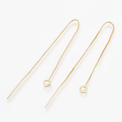 Brass Stud Earring Findings X-KK-S348-101-1