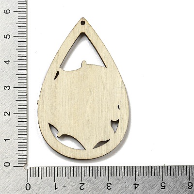 Wood Pendants WOOD-M012-02G-1