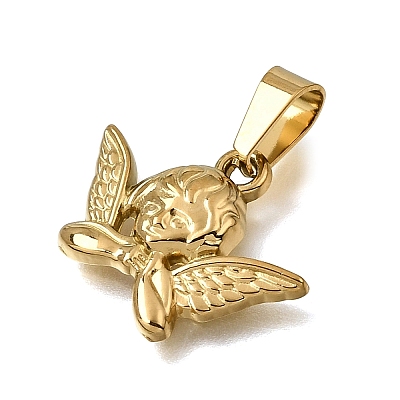 304 Stainless Steel Pendants STAS-G400-03G-01-1