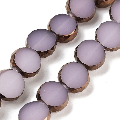 Imitation Jade Glass Beads Strands GLAA-H032-03-01-1