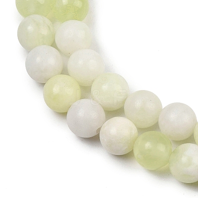 Natural New Jade Beads Strands G-K354-A01-01-1