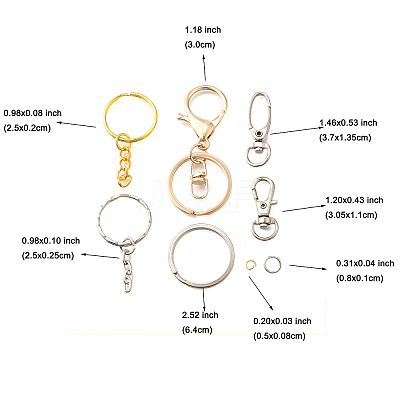 DIY Keychain Making Finding Kits DIY-FP0001-46-1