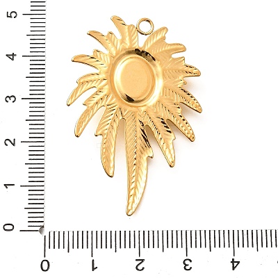 304 Stainless Steel Pendants STAS-M109-01G-01-1