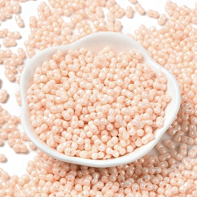 Opaque Colours Luster Glass Seed Beads X1-SEED-B001-01A-04-1