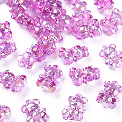 Transparent Acrylic Pendants MACR-S373-113-C03-1