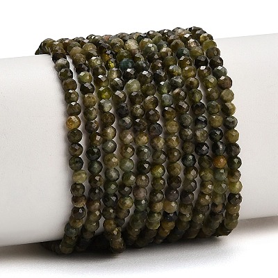 Natural Green Tourmaline Beads Strands GG-CBAA9B4-B01-02-1