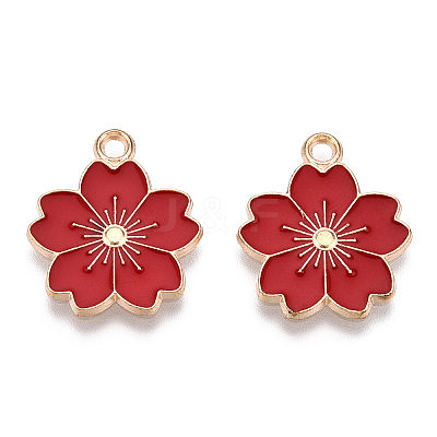 Alloy Enamel Pendants ENAM-S121-115A-1
