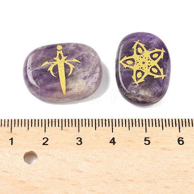 4Pcs 4 Styles Natural Amethyst Display Decorations G-F786-02C-01-1