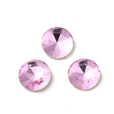 Glass Rhinestone Cabochons RGLA-P037-10B-D223-1