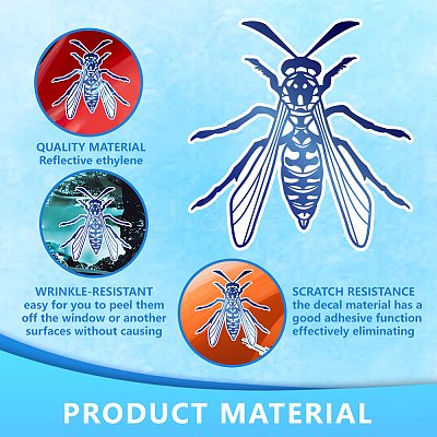 Reflective Vinyl Car Stickers STIC-WH0022-024-1