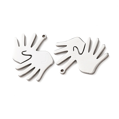 304 Stainless Steel Pendants STAS-C176-06P-1