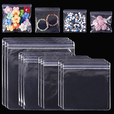 20Pcs 4 Styles PVC Anti Oxidation Resealable Bags AJEW-TA0002-25-1