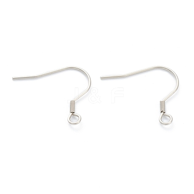 Tarnish Resistant 316 Surgical Stainless Steel Earring Hooks STAS-M288-05P-1