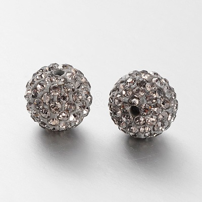 Pave Disco Ball Beads RB-Q195-14mm-215-1