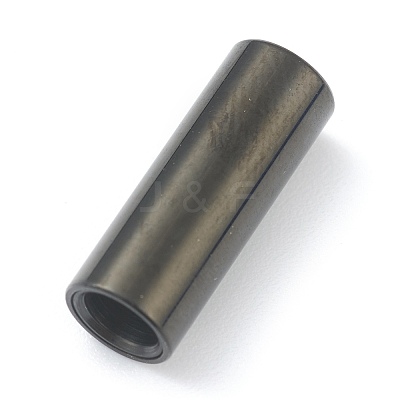 304 Stainless Steel Magnetic Clasps with Glue-in Ends Ion Plating(IP) STAS-O148-09C-EB-1