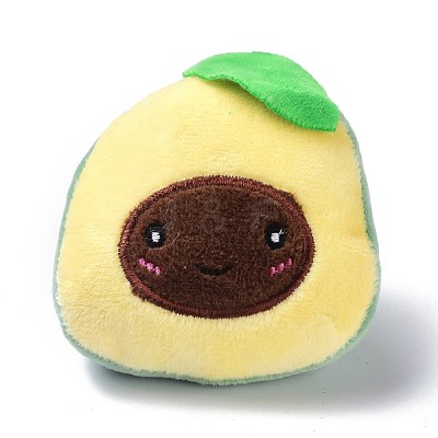 Cartoon Avocado Non Woven Fabric Brooch JEWB-Z001-01-1